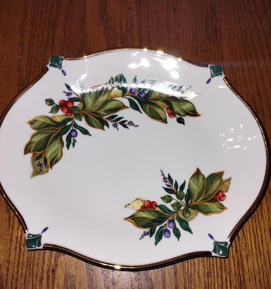 Princess House Other - Princess House small oval platter in Winter garden pattern